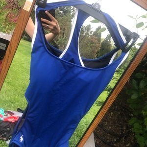 polo one piece swimsuit